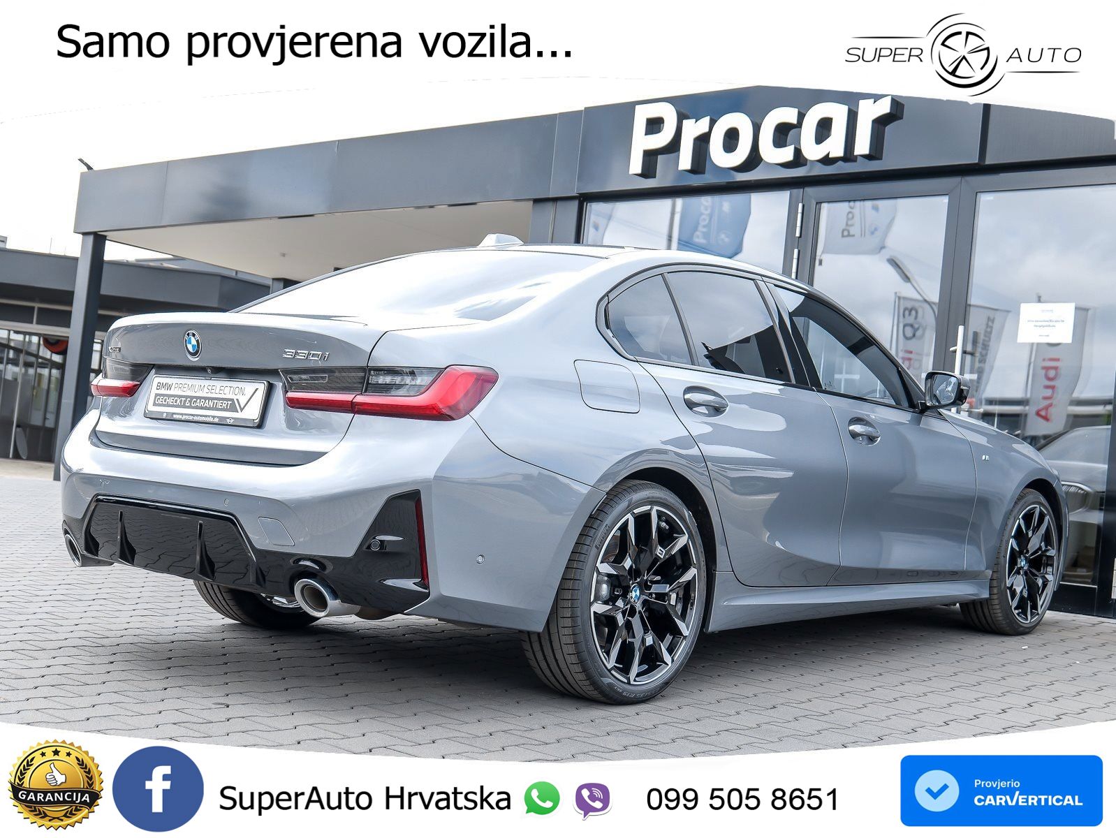 BMW 330i xDrive Aut. M Sport 245 KS, ACC+360+KEY+GR SJED+VIRT+LANE