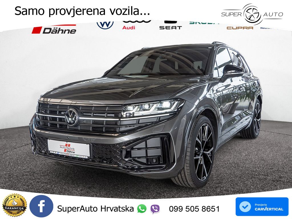 VW Touareg 3.0 TDI 4M Aut. R-Line 286 KS, PANO+ZRAČ+360+GR SJED+ACC+HEAD+KEY