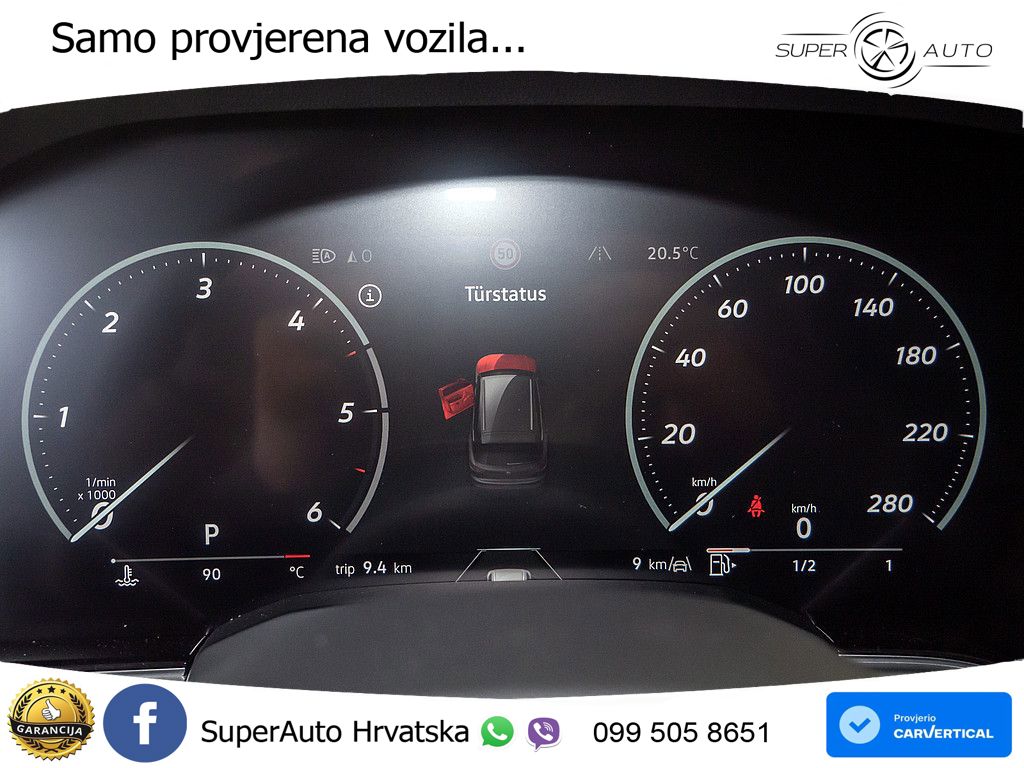 VW Touareg 3.0 TDI 4M Aut. R-Line 286 KS, PANO+ZRAČ+360+GR SJED+ACC+HEAD+KEY