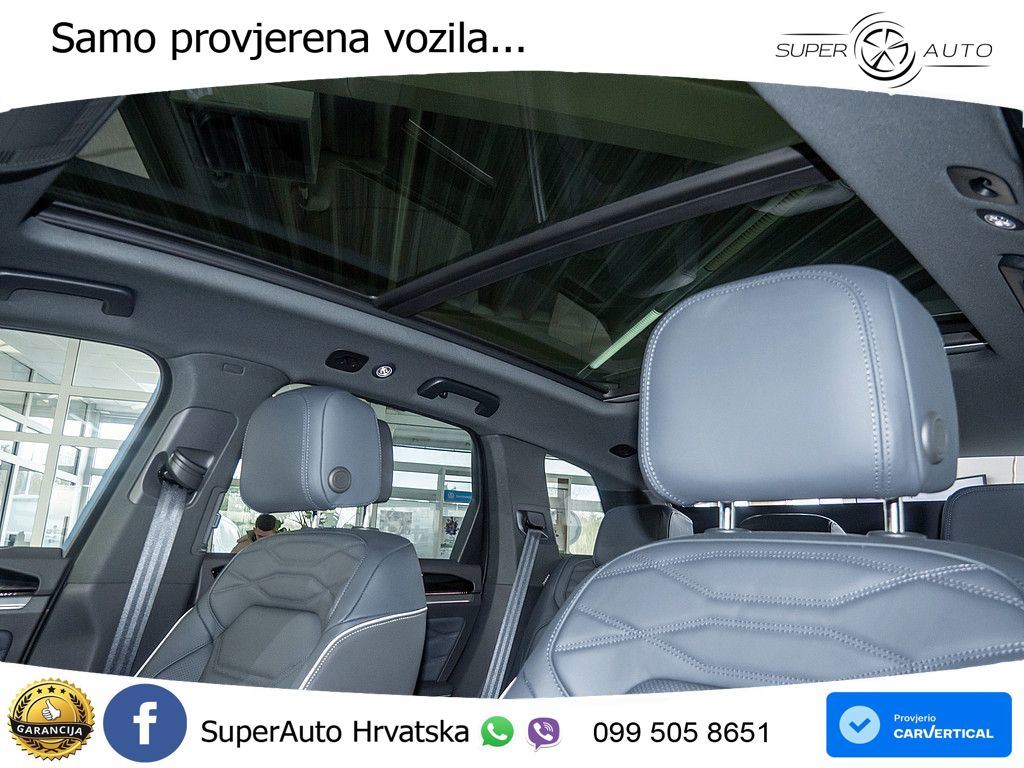 VW Touareg 3.0 TDI 4M Aut. R-Line 286 KS, PANO+ZRAČ+360+GR SJED+ACC+HEAD+KEY