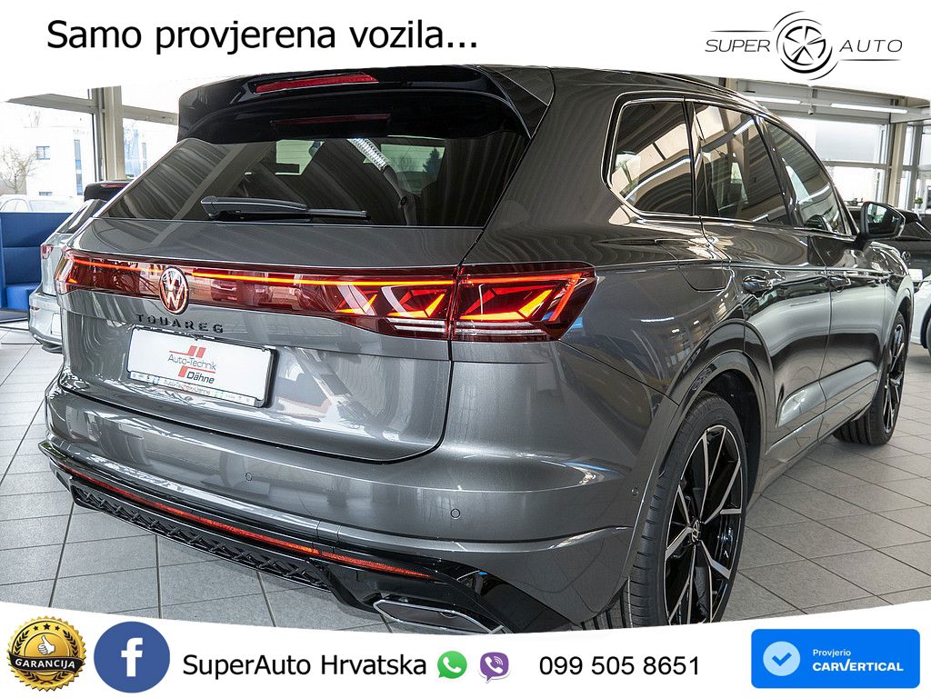 VW Touareg 3.0 TDI 4M Aut. R-Line 286 KS, PANO+ZRAČ+360+GR SJED+ACC+HEAD+KEY