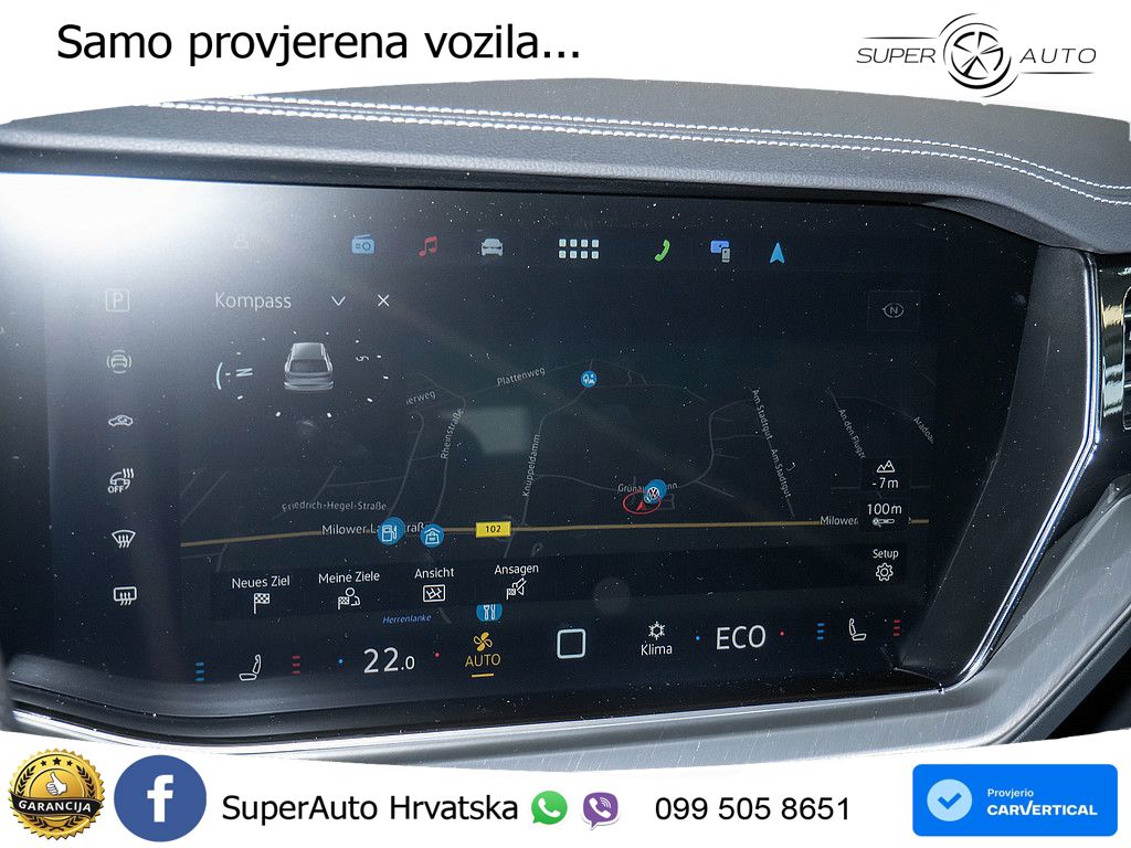 VW Touareg 3.0 TDI 4M Aut. R-Line 286 KS, PANO+ZRAČ+360+GR SJED+ACC+HEAD+KEY
