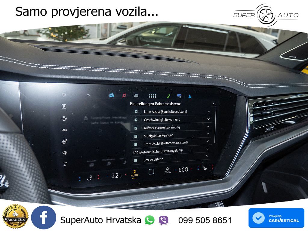 VW Touareg 3.0 TDI 4M Aut. R-Line 286 KS, PANO+ZRAČ+360+GR SJED+ACC+HEAD+KEY