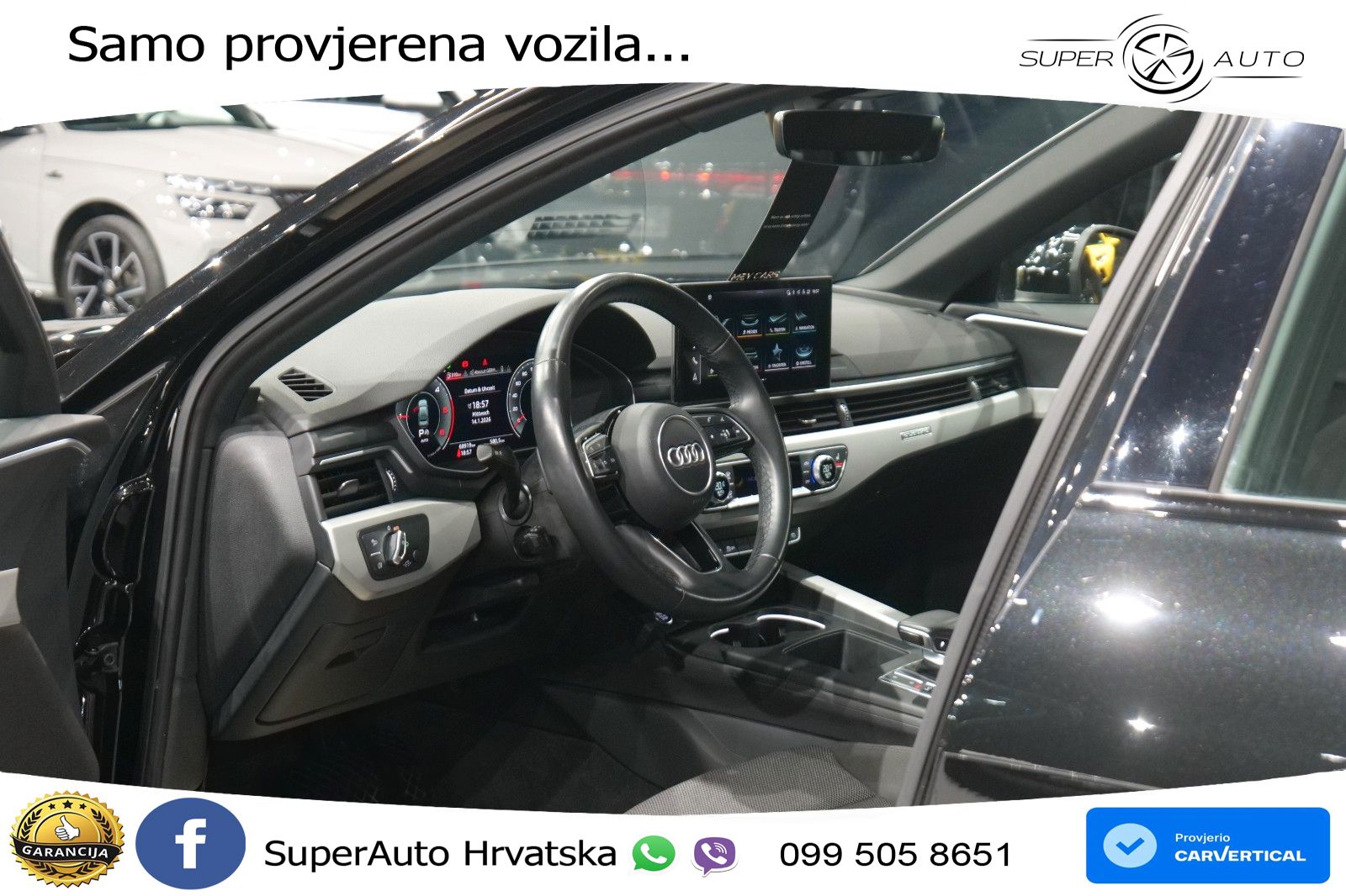 Audi A4 40 TDI quattro Aut. S line 204 KS, LED+KAM+GR SJED+VIRT