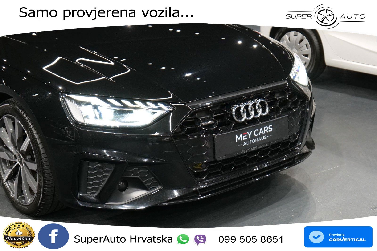 Audi A4 40 TDI quattro Aut. S line 204 KS, LED+KAM+GR SJED+VIRT