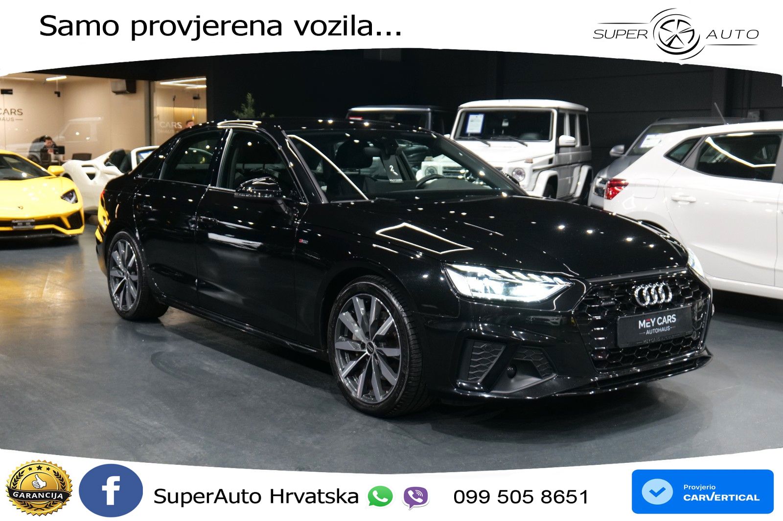 Audi A4 40 TDI quattro Aut. S line 204 KS, LED+KAM+GR SJED+VIRT