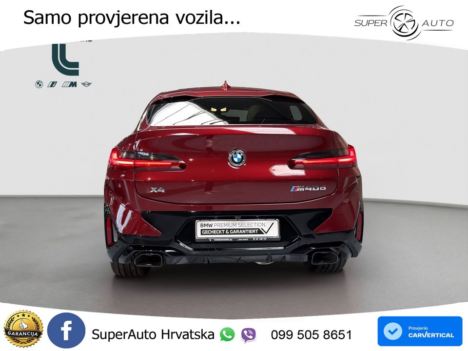 BMW X4 M40d xDrive 340 KS, LED+ACC+PANO+GR SJED+KAM+HEAD