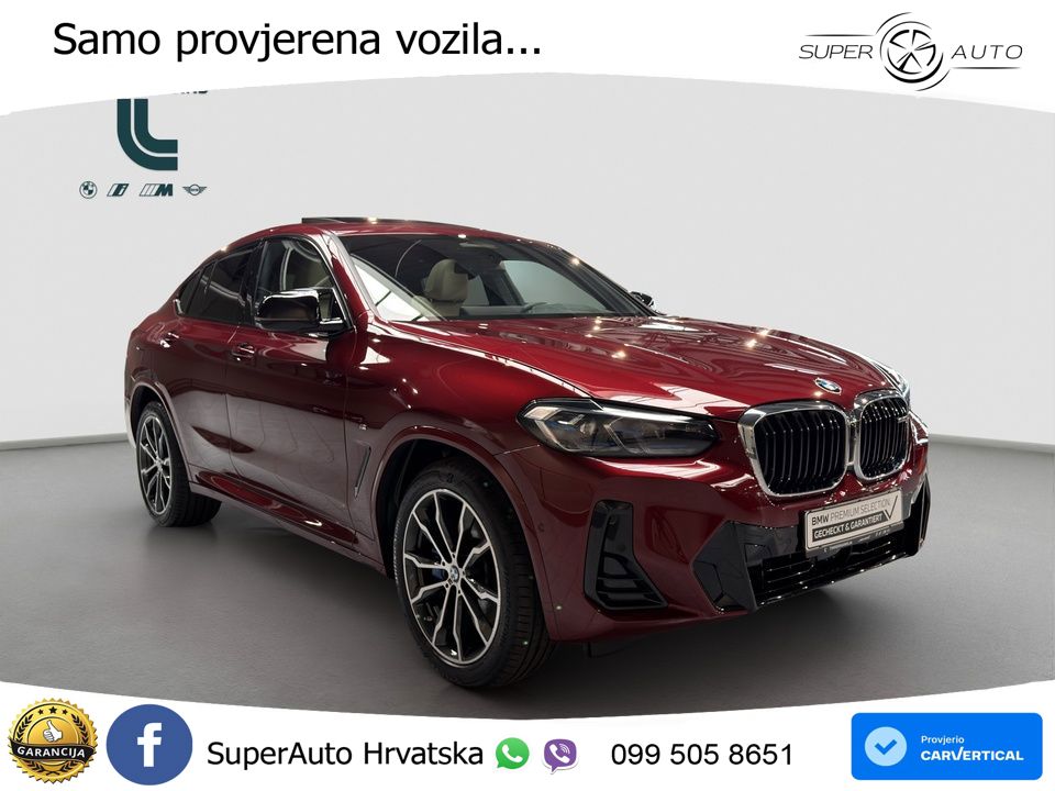 BMW X4 M40d xDrive 340 KS, LED+ACC+PANO+GR SJED+KAM+HEAD