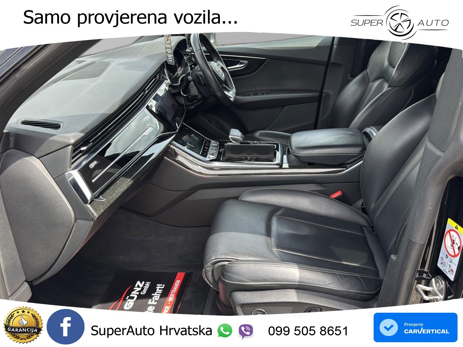 Audi Q8 50 TDI quattro Aut. S Line 286 KS !VOLAN DESNO!, 360+ACC+GR SJED+KEY