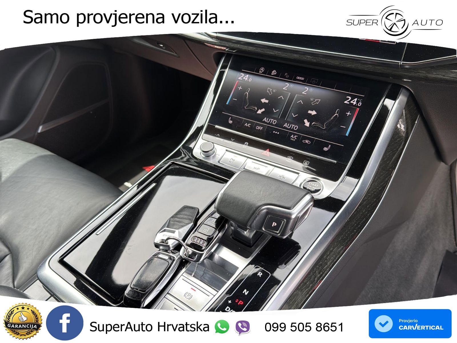Audi Q8 50 TDI quattro Aut. S Line 286 KS !VOLAN DESNO!, 360+ACC+GR SJED+KEY