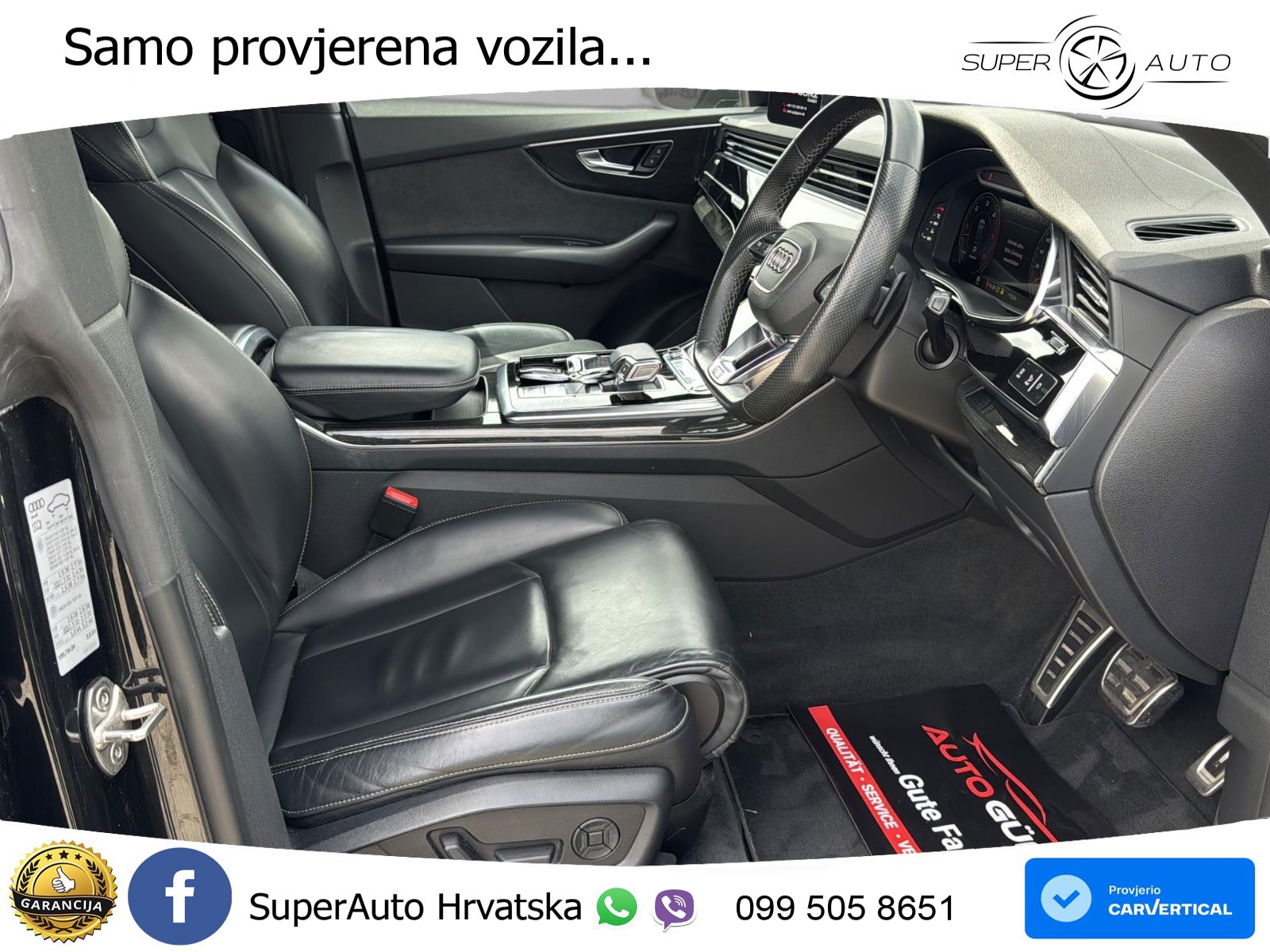 Audi Q8 50 TDI quattro Aut. S Line 286 KS !VOLAN DESNO!, 360+ACC+GR SJED+KEY