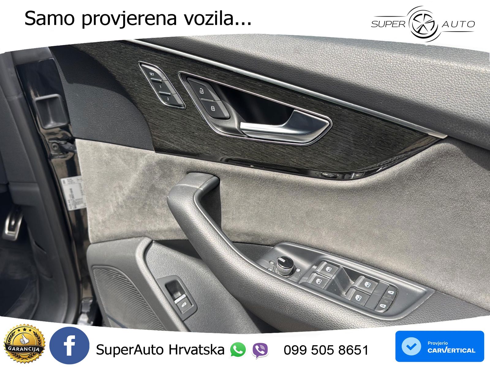 Audi Q8 50 TDI quattro Aut. S Line 286 KS !VOLAN DESNO!, 360+ACC+GR SJED+KEY