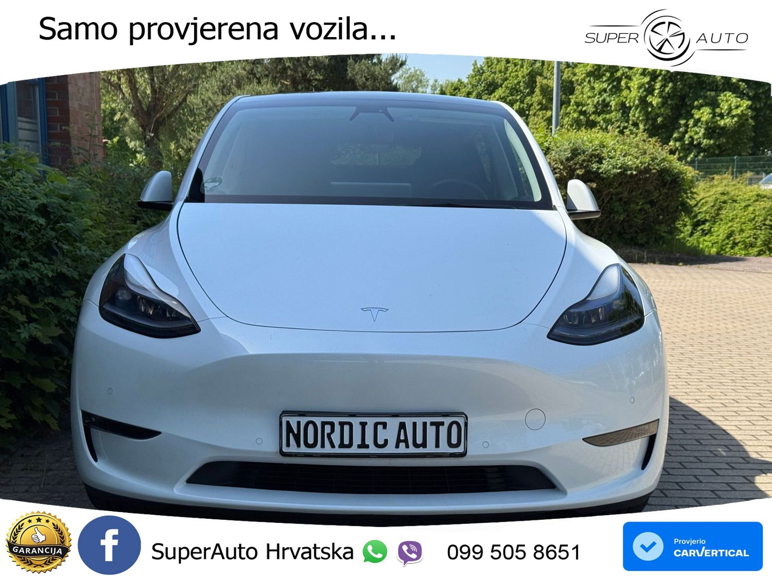 Tesla Model Y Long Range AWD 514 KS, PANO+ACC+KAM+GR SJED+KEY+VIRT+LANE
