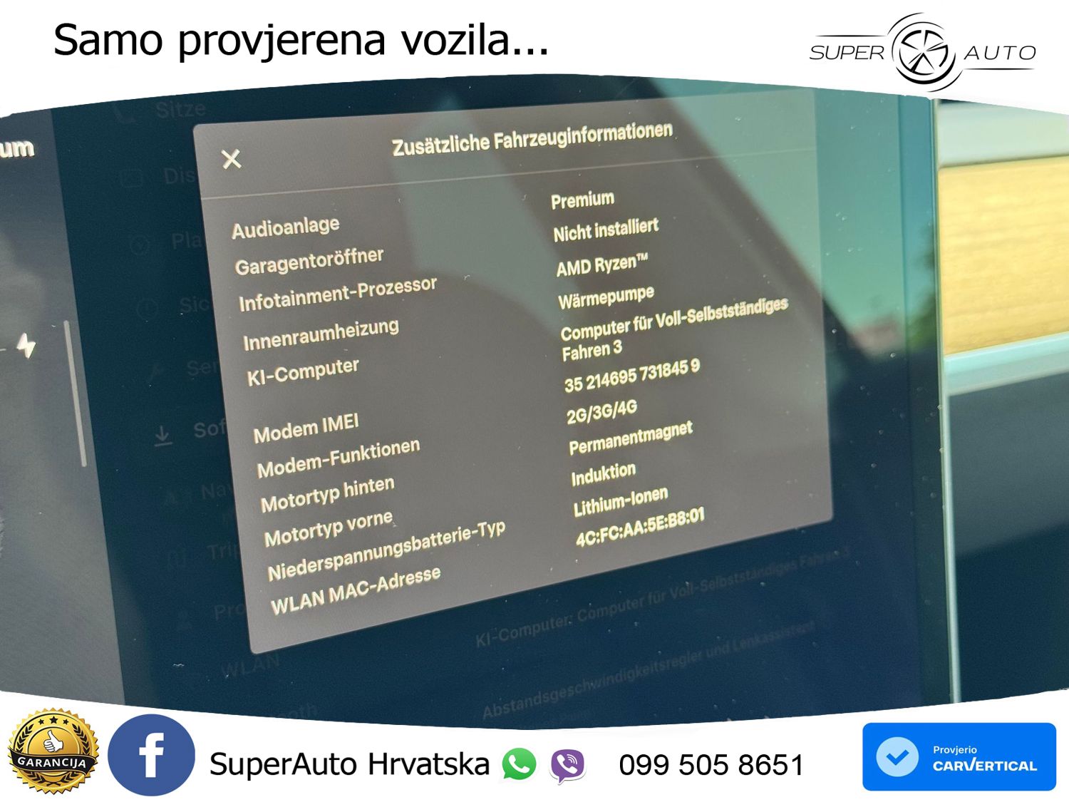 Tesla Model Y Long Range AWD 514 KS, PANO+ACC+KAM+GR SJED+KEY+VIRT+LANE