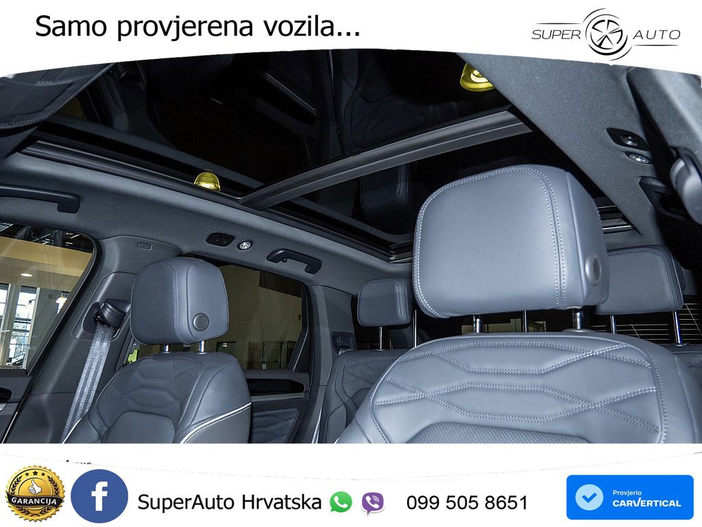 VW Touareg 3.0 TDI 4M Aut. R-Line 286 KS, PANO+ZRAČ+360+GR SJED+ACC+HEAD+KEY