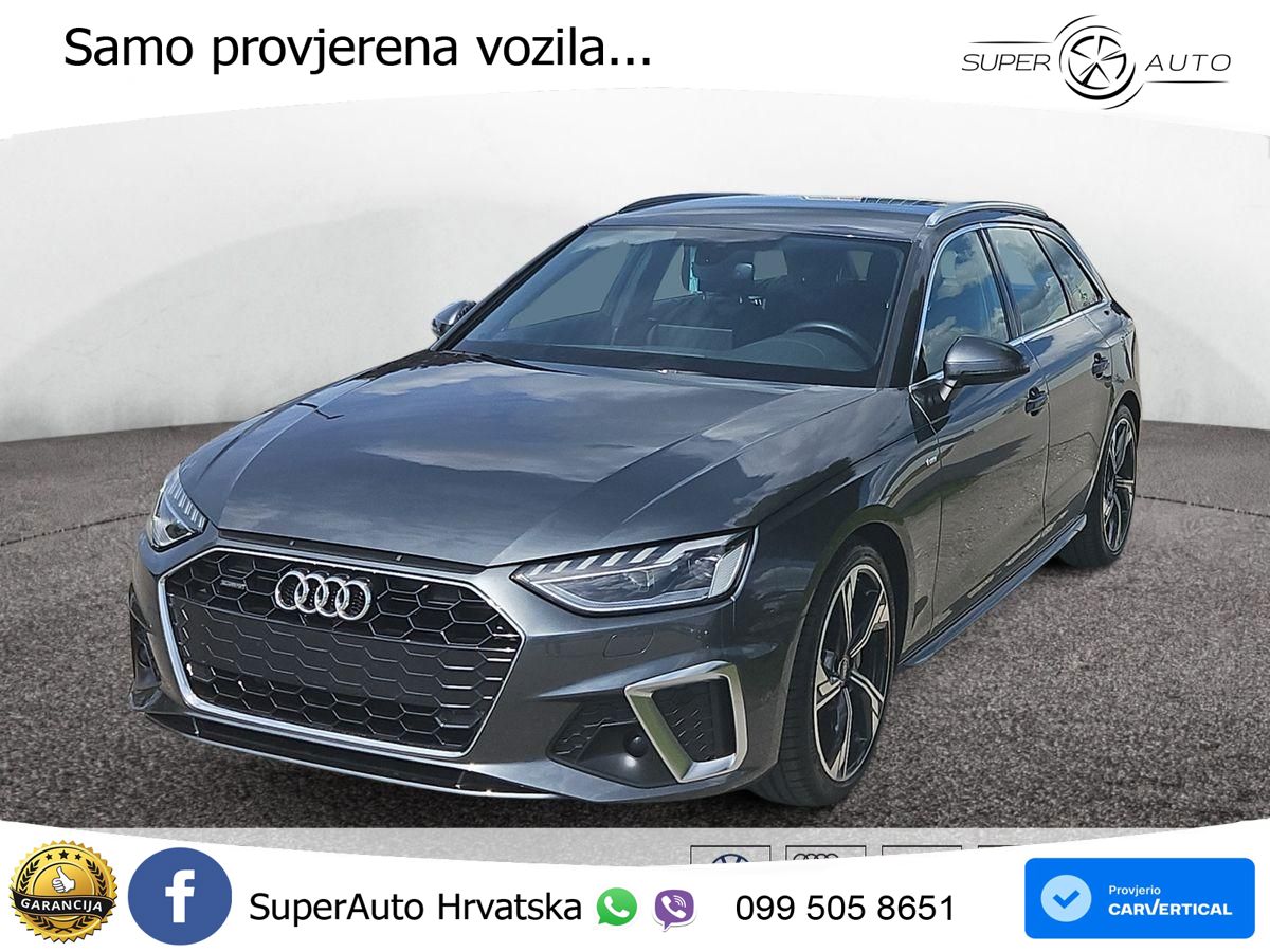 Audi A4 Avant 40 TDI quattro Aut. S line 204 KS, ACC+LED+GR SJED+VIRT+ASIST