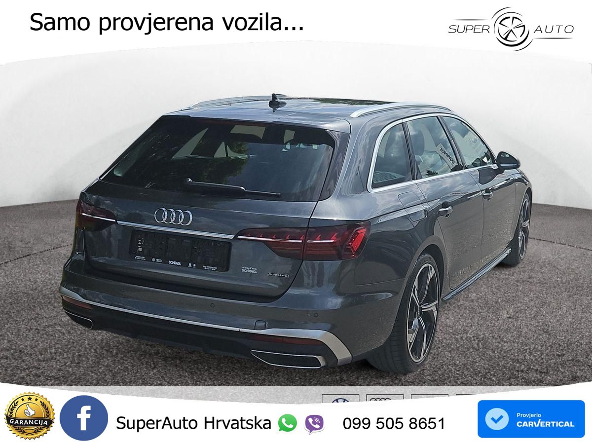 Audi A4 Avant 40 TDI quattro Aut. S line 204 KS, ACC+LED+GR SJED+VIRT+ASIST
