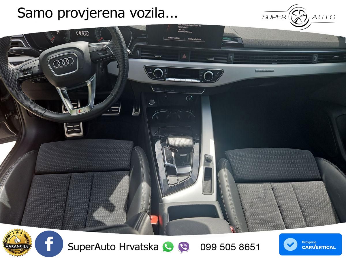 Audi A4 Avant 40 TDI quattro Aut. S line 204 KS, ACC+LED+GR SJED+VIRT+ASIST