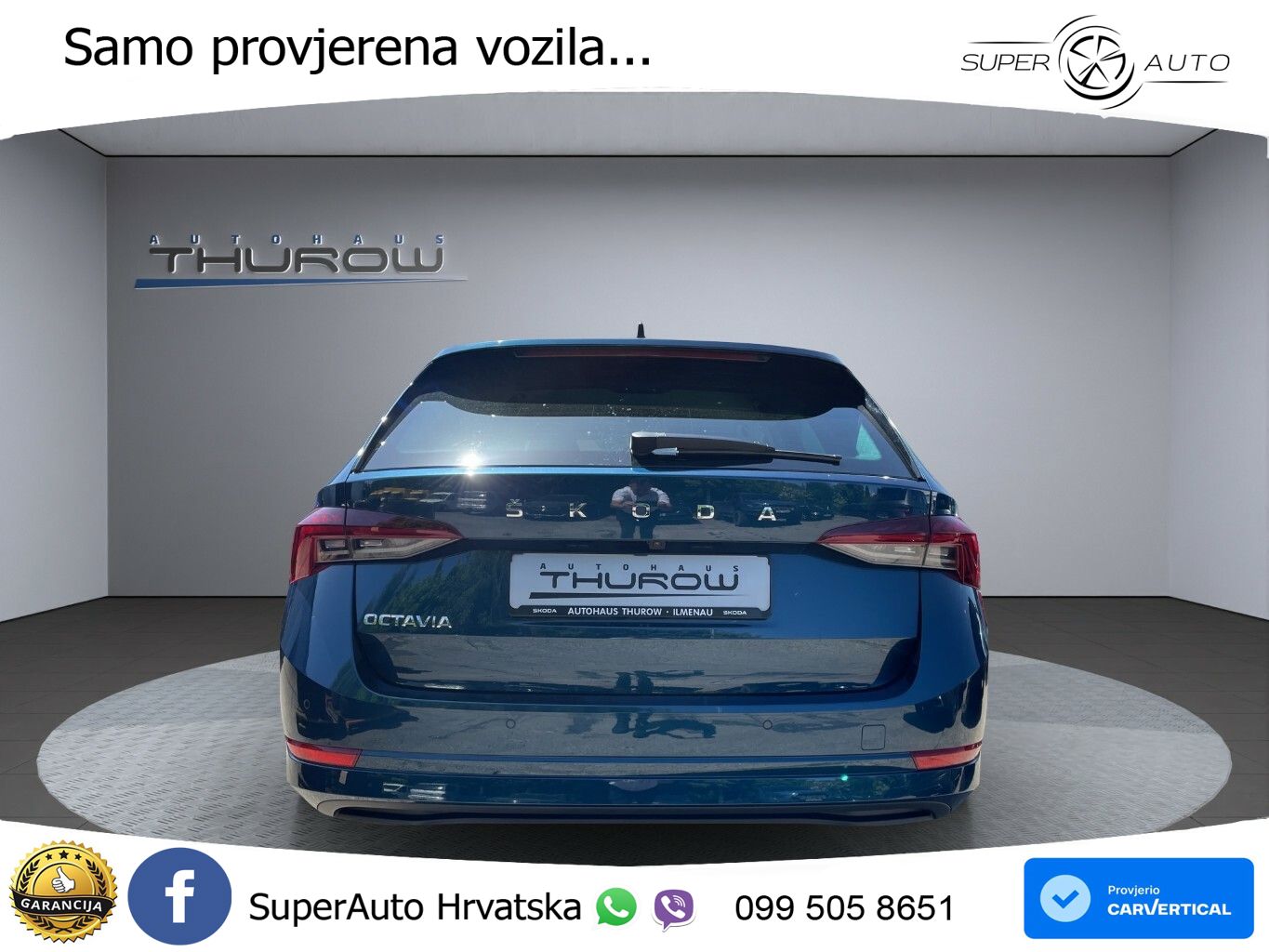 Škoda Octavia 1.5 TSI Aut. Clever 150 KS, KAM+KEY+GR SJED+VIRT+LANE