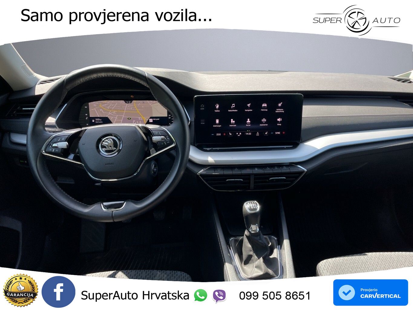 Škoda Octavia 1.5 TSI Aut. Clever 150 KS, KAM+KEY+GR SJED+VIRT+LANE