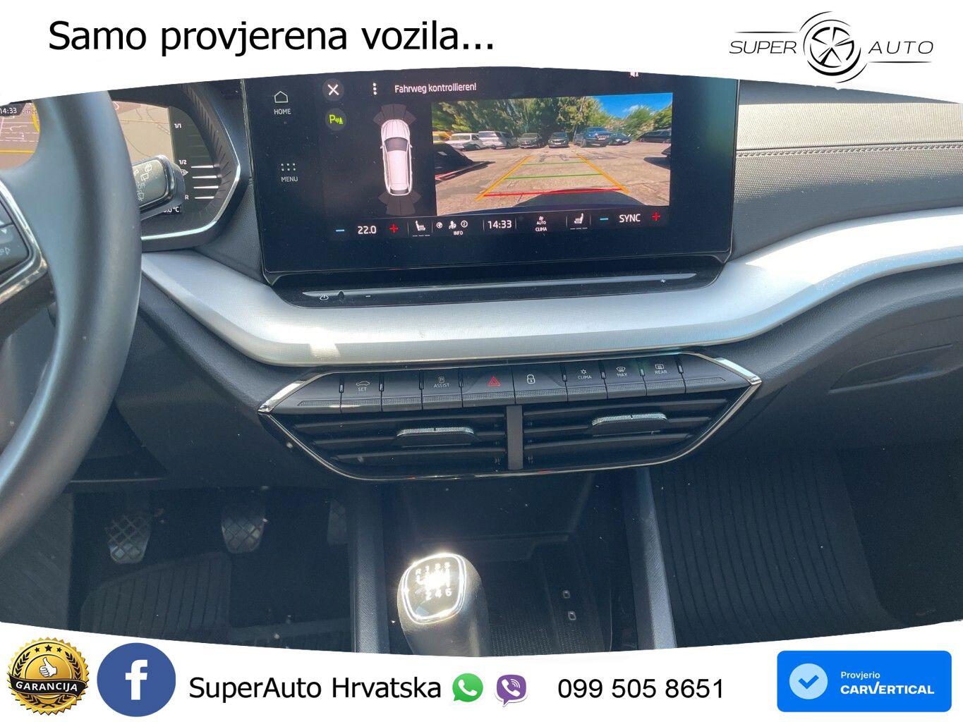 Škoda Octavia 1.5 TSI Aut. Clever 150 KS, KAM+KEY+GR SJED+VIRT+LANE