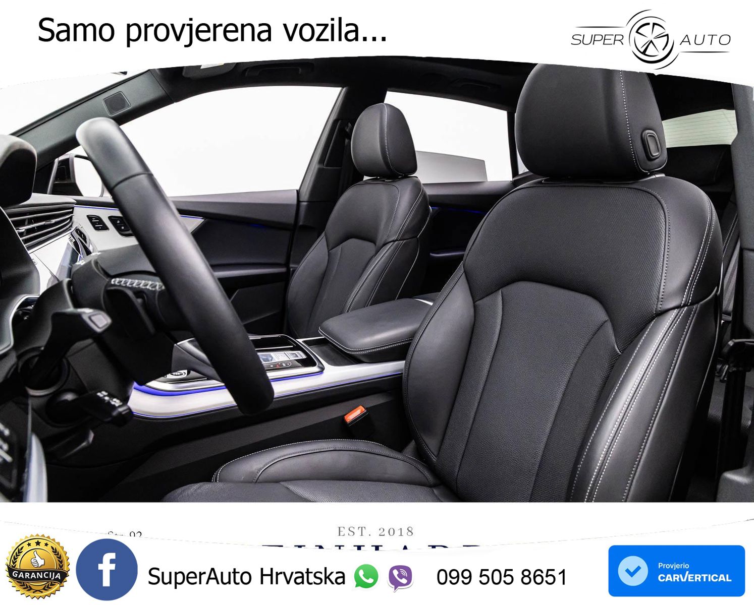 Audi Q8 55 TFSI quattro Aut. S line 340 KS, ZRAČNI+ACC+360+GR SJED+HEAD+PANO