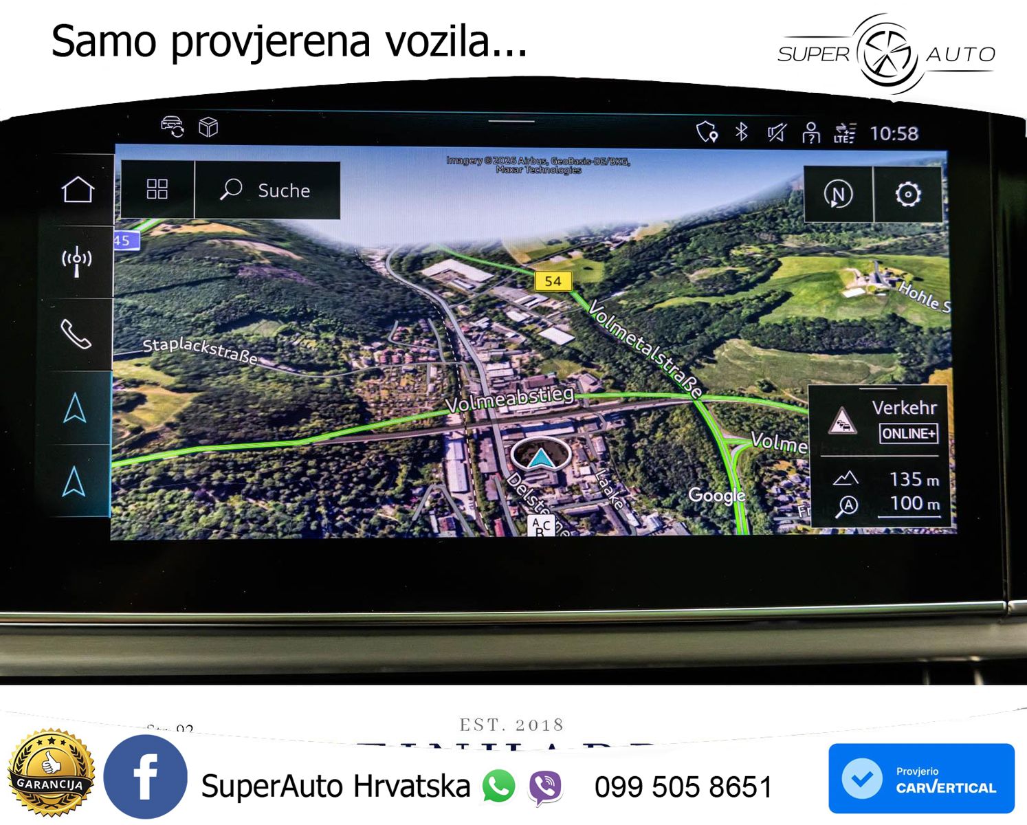 Audi Q8 55 TFSI quattro Aut. S line 340 KS, ZRAČNI+ACC+360+GR SJED+HEAD+PANO
