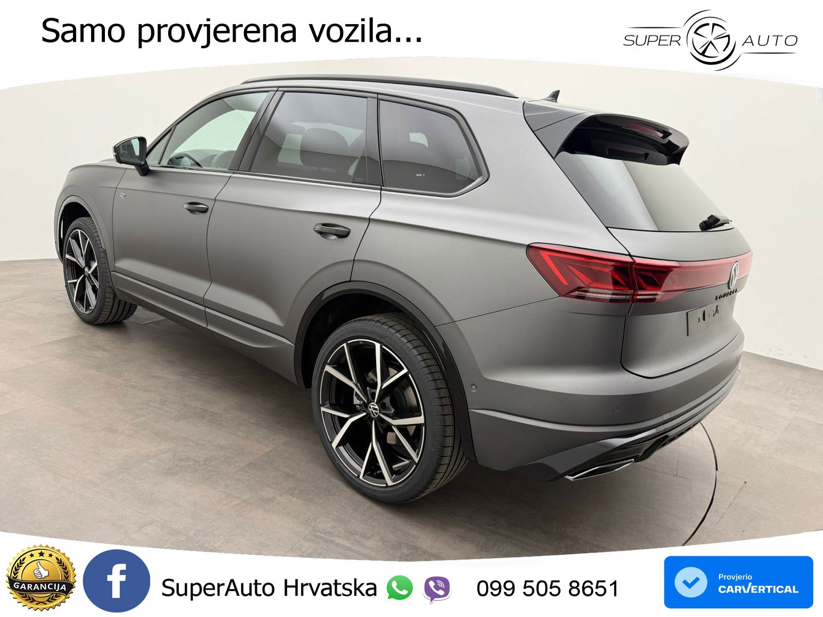 VW Touareg 3.0 TDI 4M Aut. R-Line 286 KS, PANO+ZRAČ+360+GR SJED+ACC+HEAD+KEY