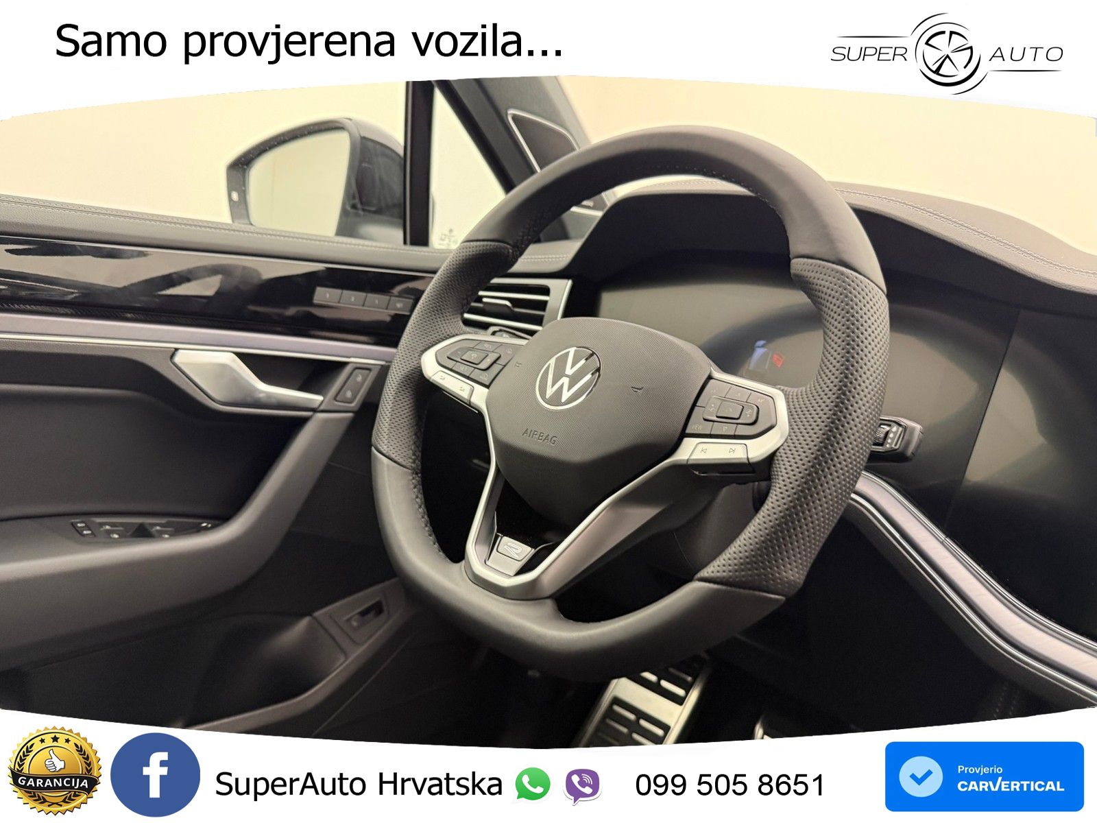 VW Touareg 3.0 TDI 4M Aut. R-Line 286 KS, PANO+ZRAČ+360+GR SJED+ACC+HEAD+KEY