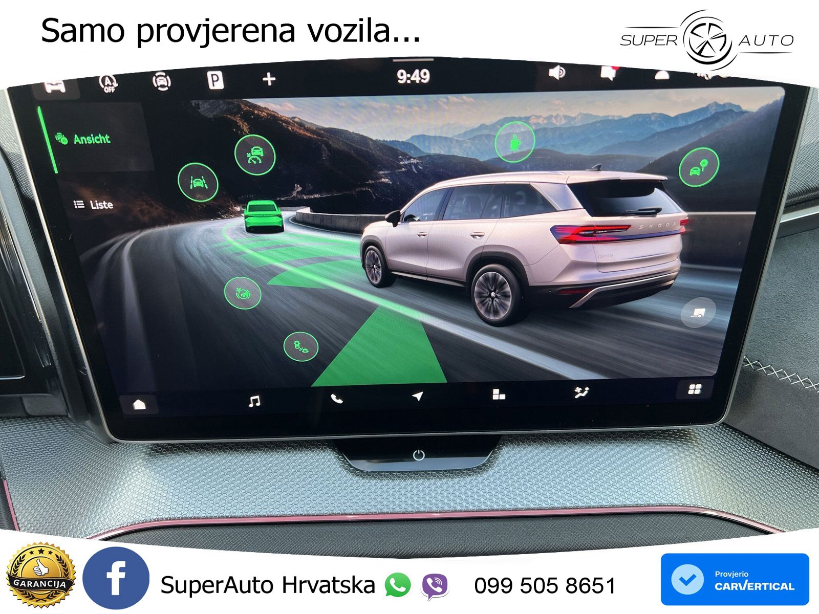 Škoda Kodiaq 2.0 TDI 4x4 DSG Sportline 193 KS, PANO+ACC+KAM+GR SJED+ACC+KEY+LANE