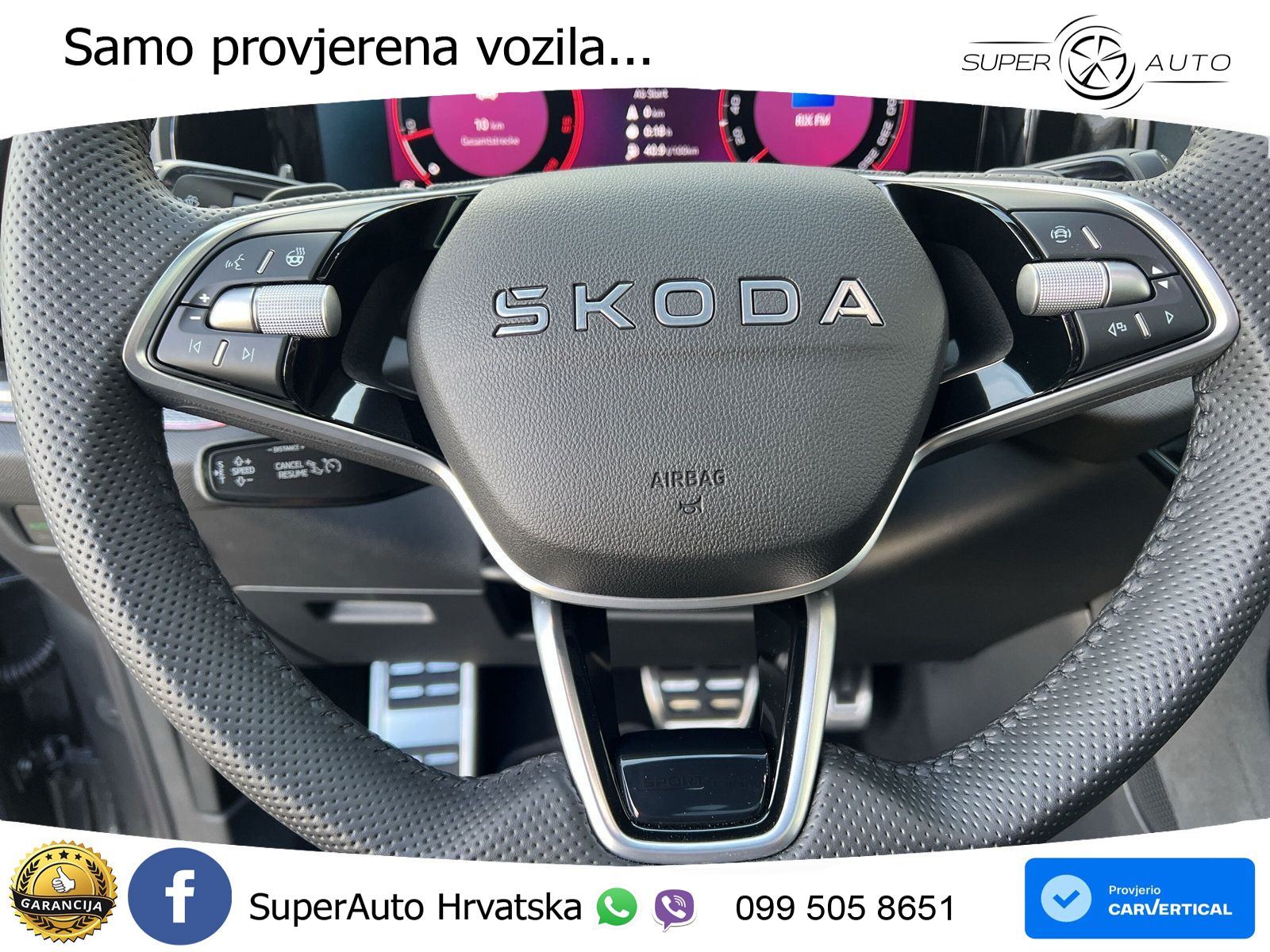 Škoda Kodiaq 2.0 TDI 4x4 DSG Sportline 193 KS, PANO+ACC+KAM+GR SJED+ACC+KEY+LANE