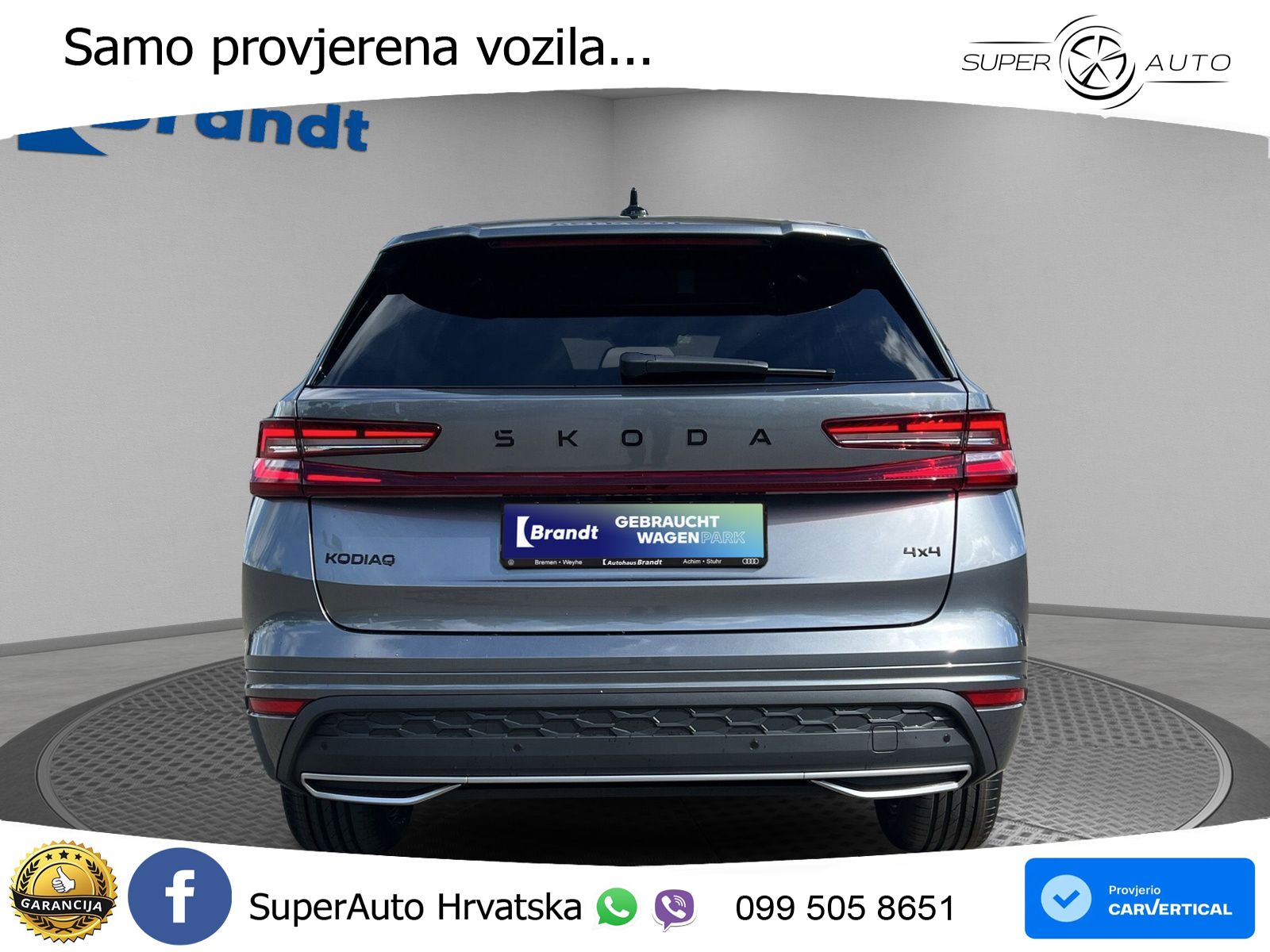 Škoda Kodiaq 2.0 TDI 4x4 DSG Sportline 193 KS, PANO+ACC+KAM+GR SJED+ACC+KEY+LANE
