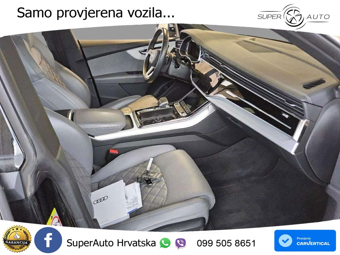 Audi Q8 55 TFSIe quattro Aut. 381 KS, ZRAČNI+ACC+KAM+GR SJED+VIRT+ASIST