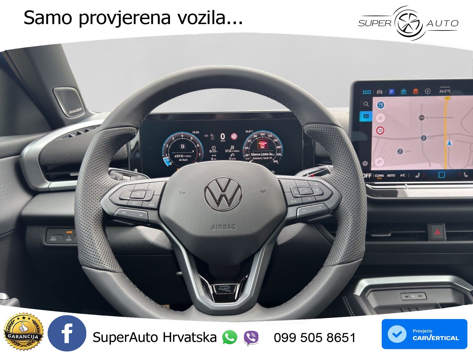 VW T-Roc 1.5 eTSI DSG R-Line 150 KS, PANO+360+ACC+GR SJED