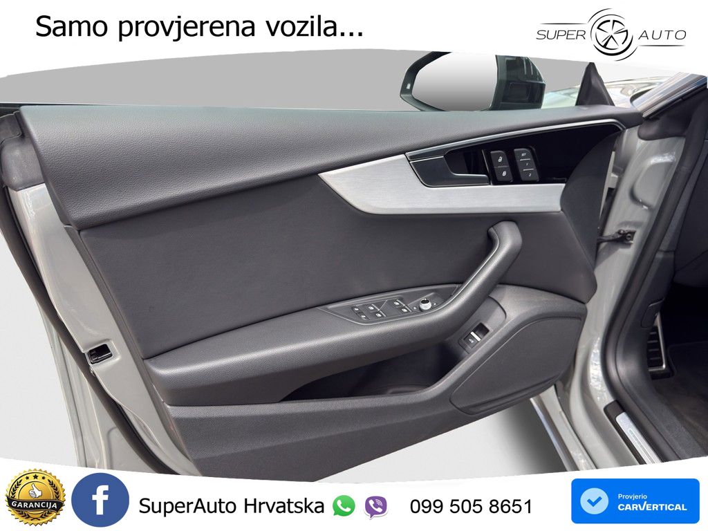 Audi A5 SB 40 TFSI quattro S tronic S line 204 KS, ACC+KAM+GR SJED+HEAD+ASIST