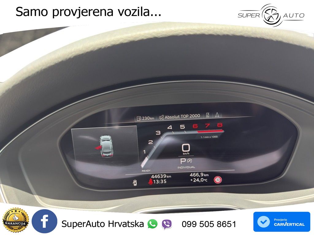 Audi A5 SB 40 TFSI quattro S tronic S line 204 KS, ACC+KAM+GR SJED+HEAD+ASIST
