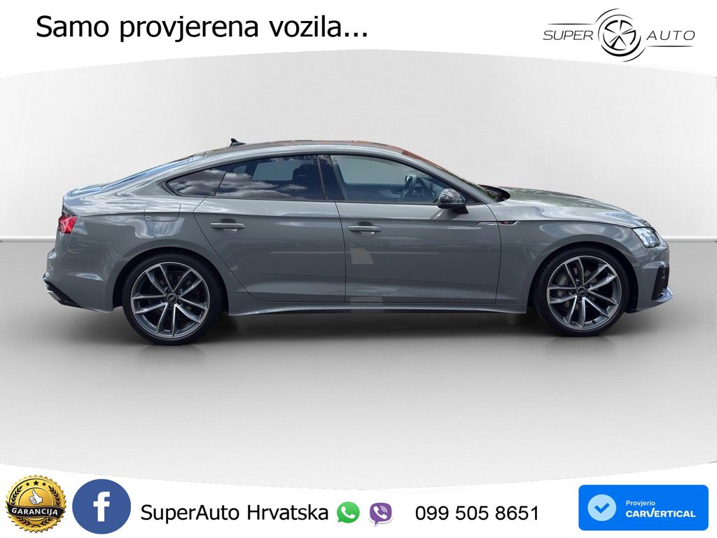 Audi A5 SB 40 TFSI quattro S tronic S line 204 KS, ACC+KAM+GR SJED+HEAD+ASIST