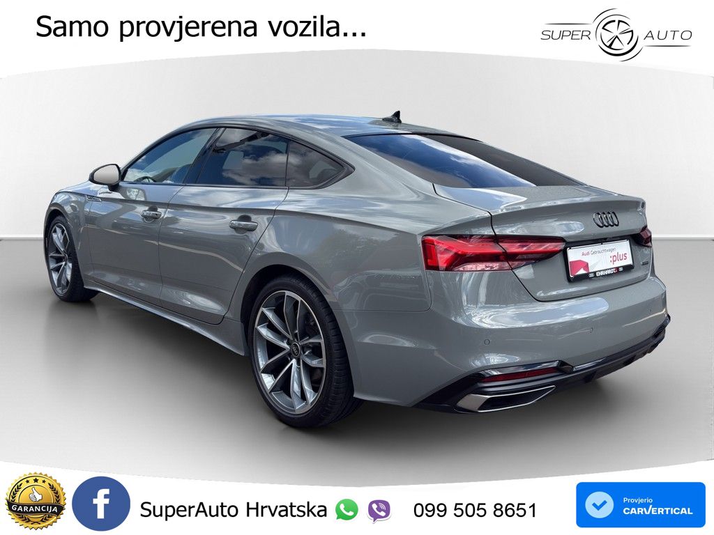 Audi A5 SB 40 TFSI quattro S tronic S line 204 KS, ACC+KAM+GR SJED+HEAD+ASIST