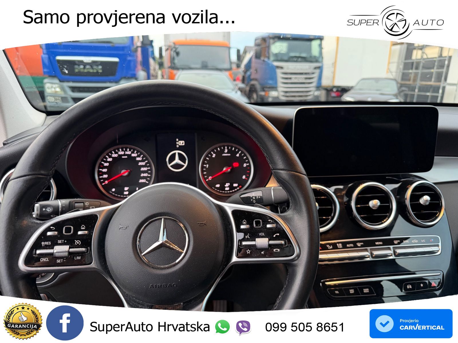 Mercedes GLC 220d 4M Aut. 194 KS, LED+GR SJED+NAVI