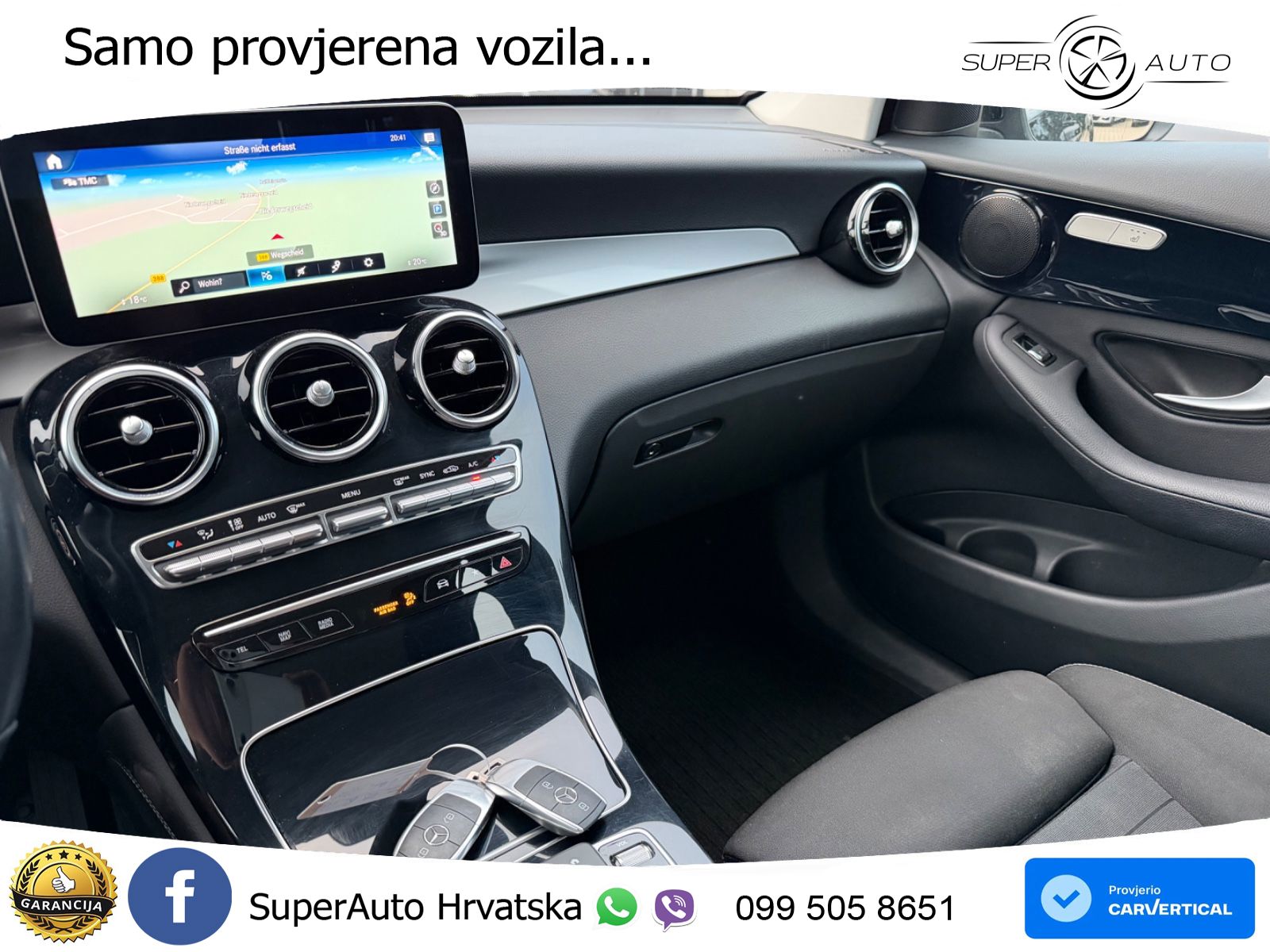 Mercedes GLC 220d 4M Aut. 194 KS, LED+GR SJED+NAVI