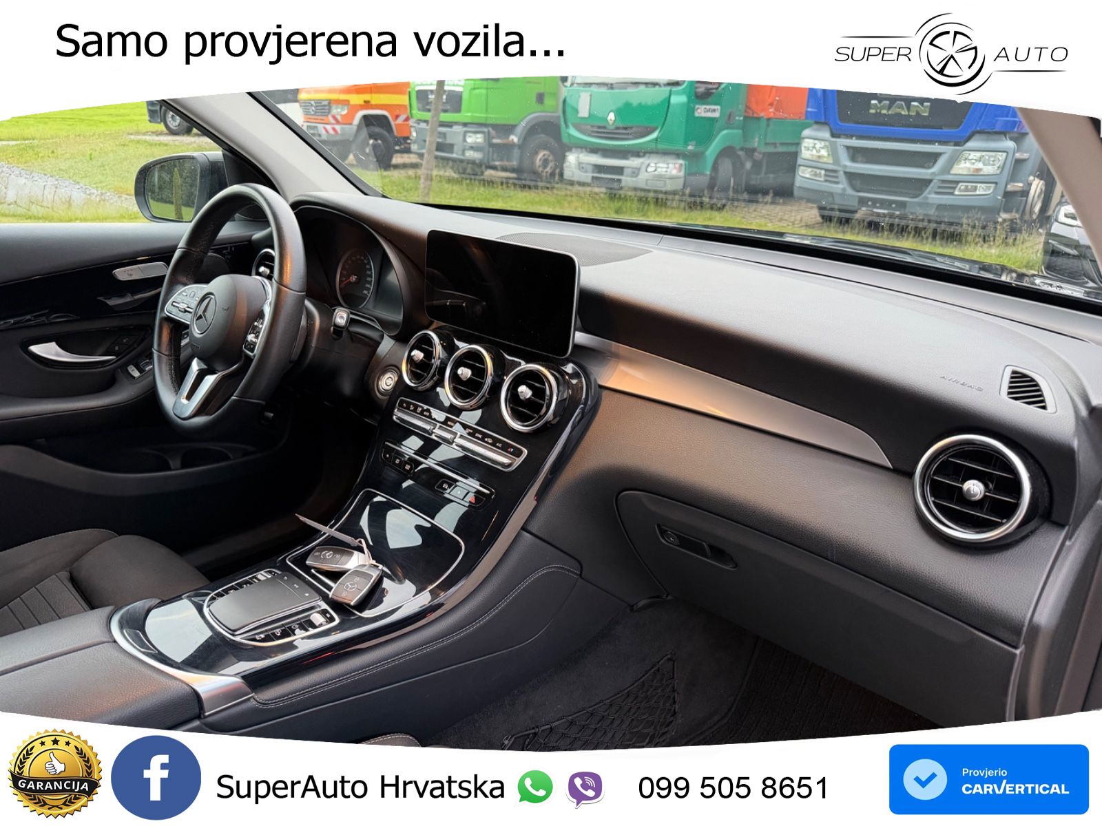 Mercedes GLC 220d 4M Aut. 194 KS, LED+GR SJED+NAVI