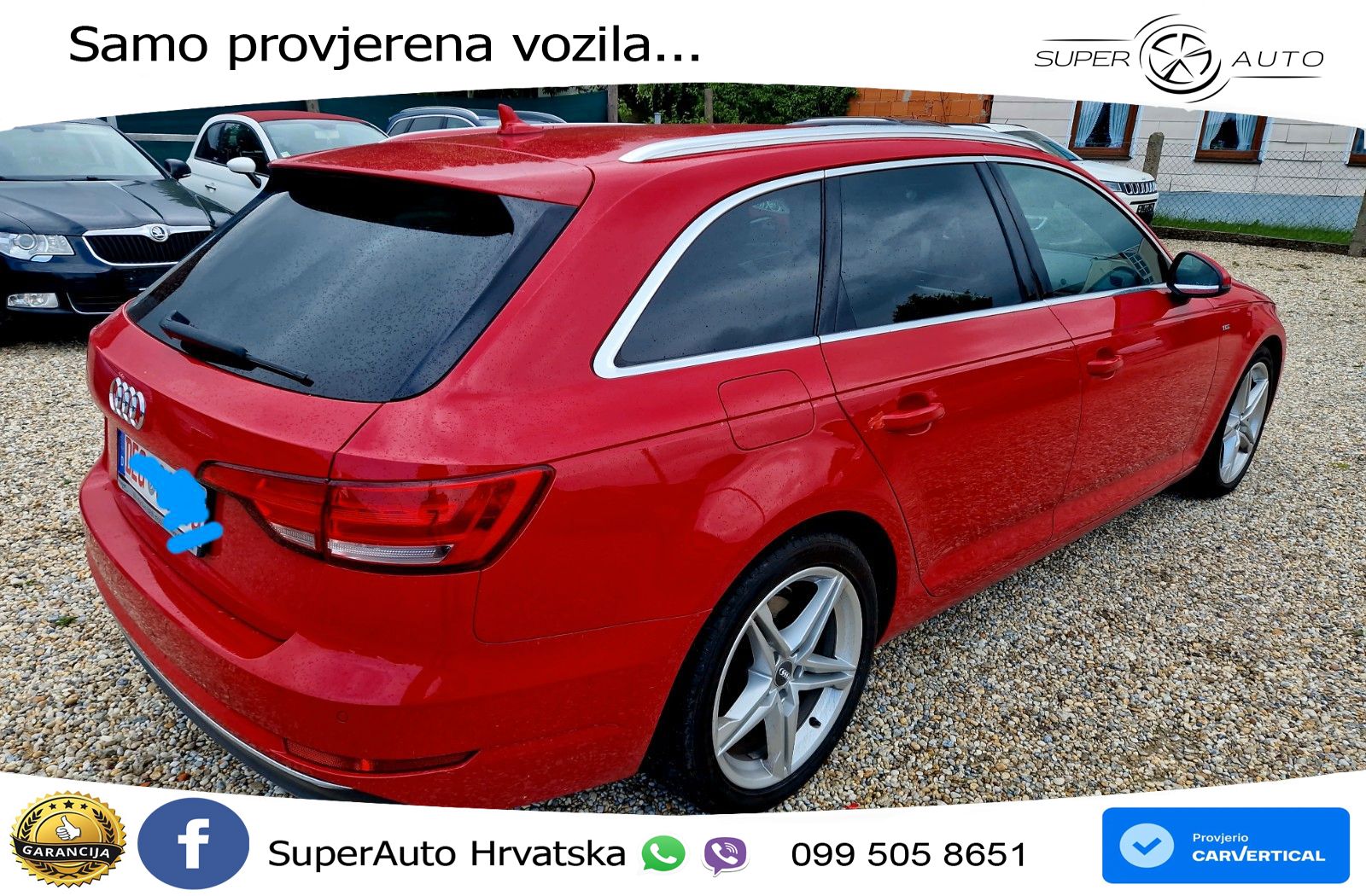 Audi A4 Avant 2.0 TDI S line Plus 190 KS, KAM+XEN+GR SJED+NAVI