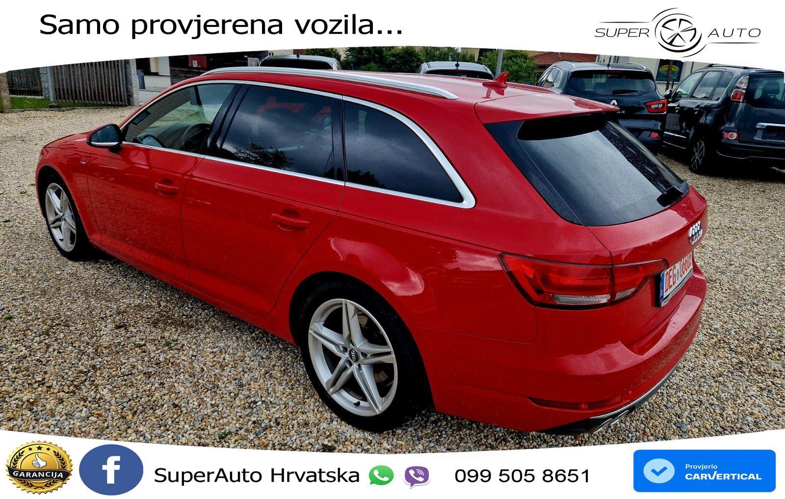 Audi A4 Avant 2.0 TDI S line Plus 190 KS, KAM+XEN+GR SJED+NAVI