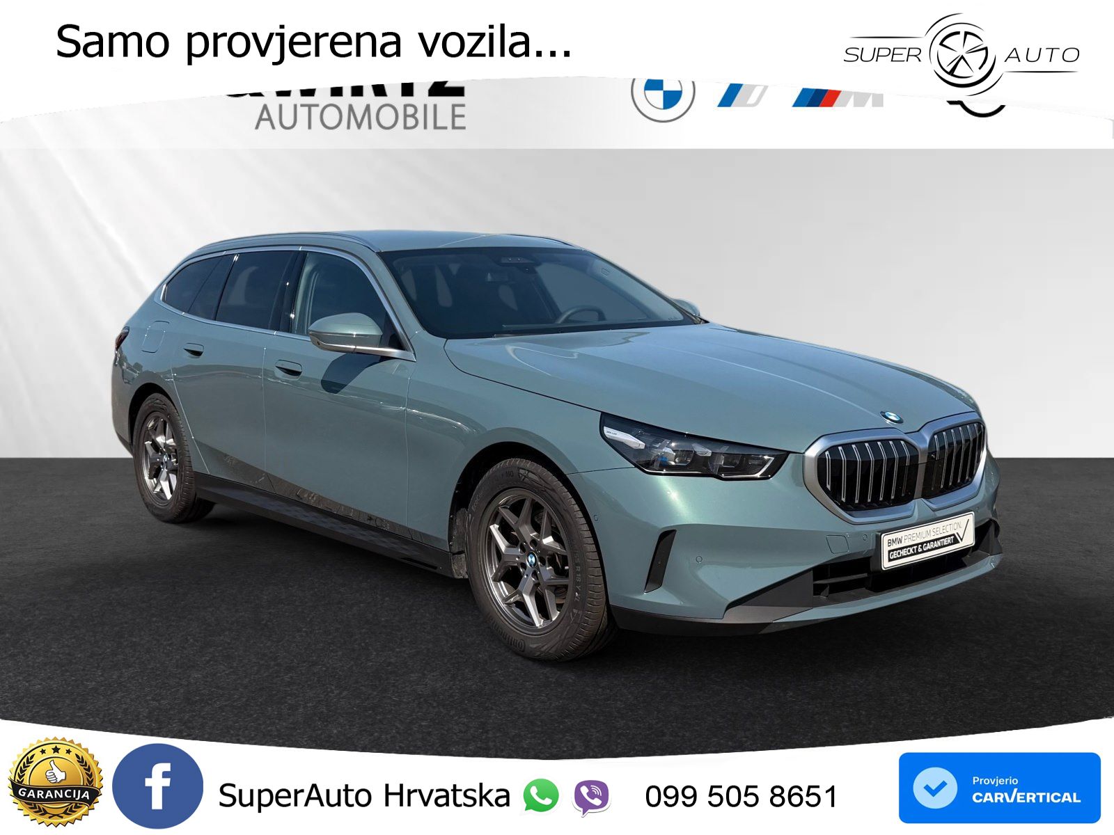 BMW 520d Touring Aut. 197 KS, ACC+KAM+KEY+GR SJED+HEAD+VIRT+LANE