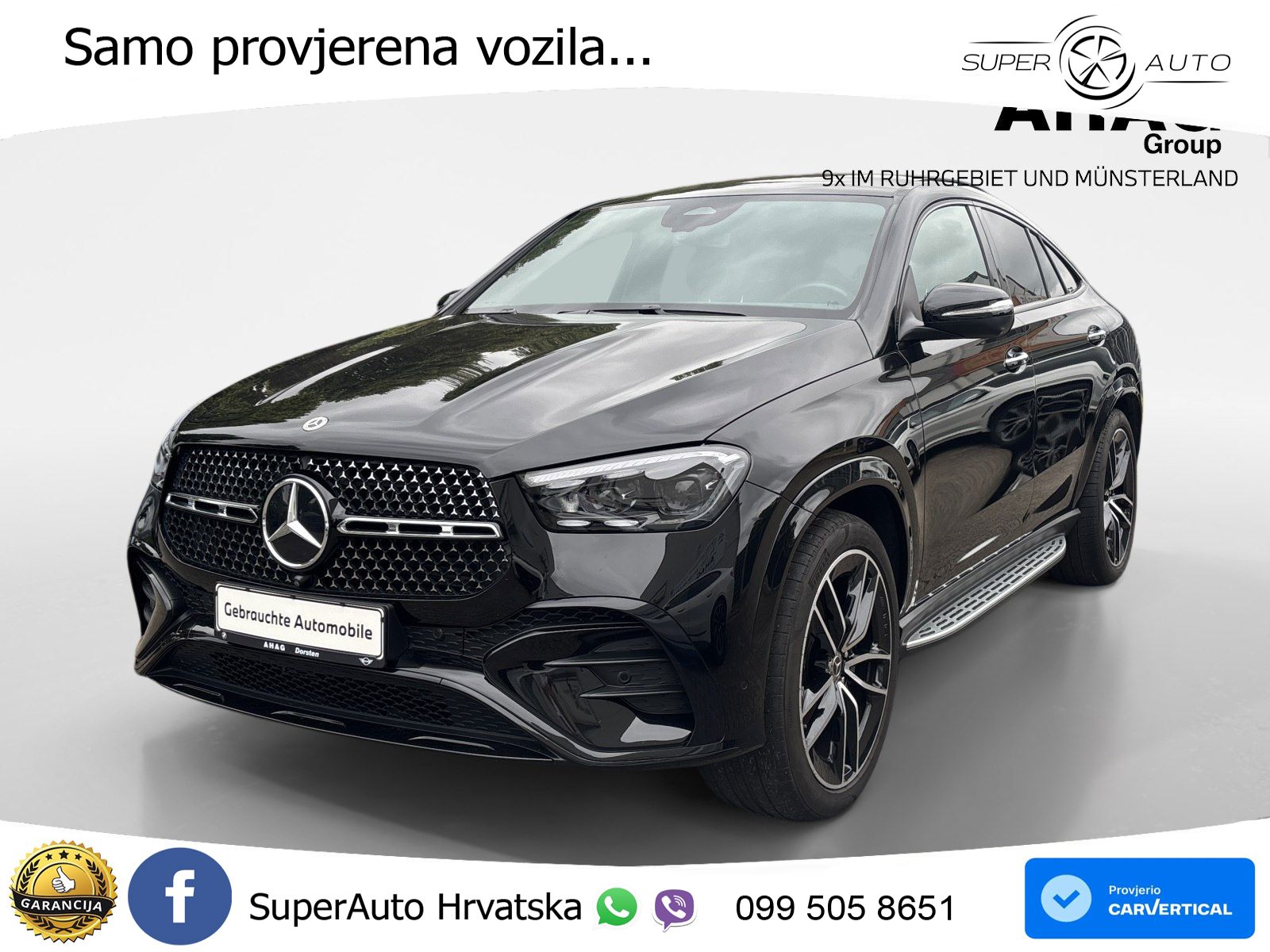 Mercedes GLE 450d Coupe 4M Aut. AMG 367 KS, ACC+360+4xGR SJED+PANO+HEAD+ASIST