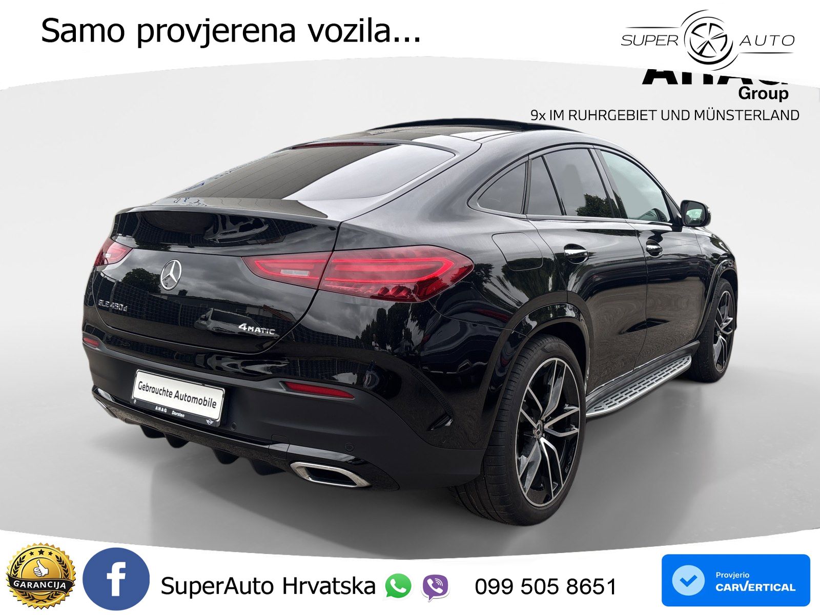 Mercedes GLE 450d Coupe 4M Aut. AMG 367 KS, ACC+360+4xGR SJED+PANO+HEAD+ASIST