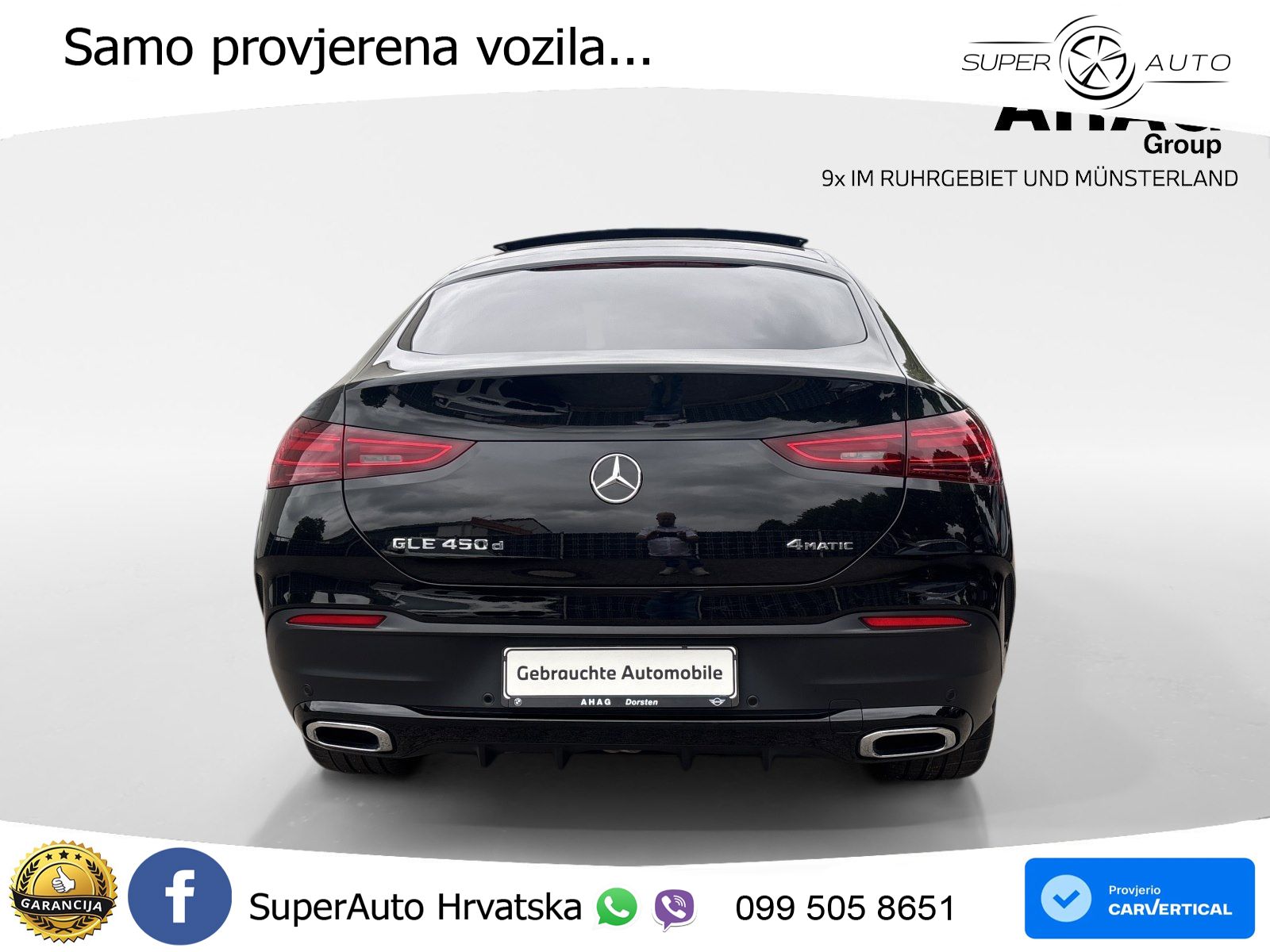Mercedes GLE 450d Coupe 4M Aut. AMG 367 KS, ACC+360+4xGR SJED+PANO+HEAD+ASIST