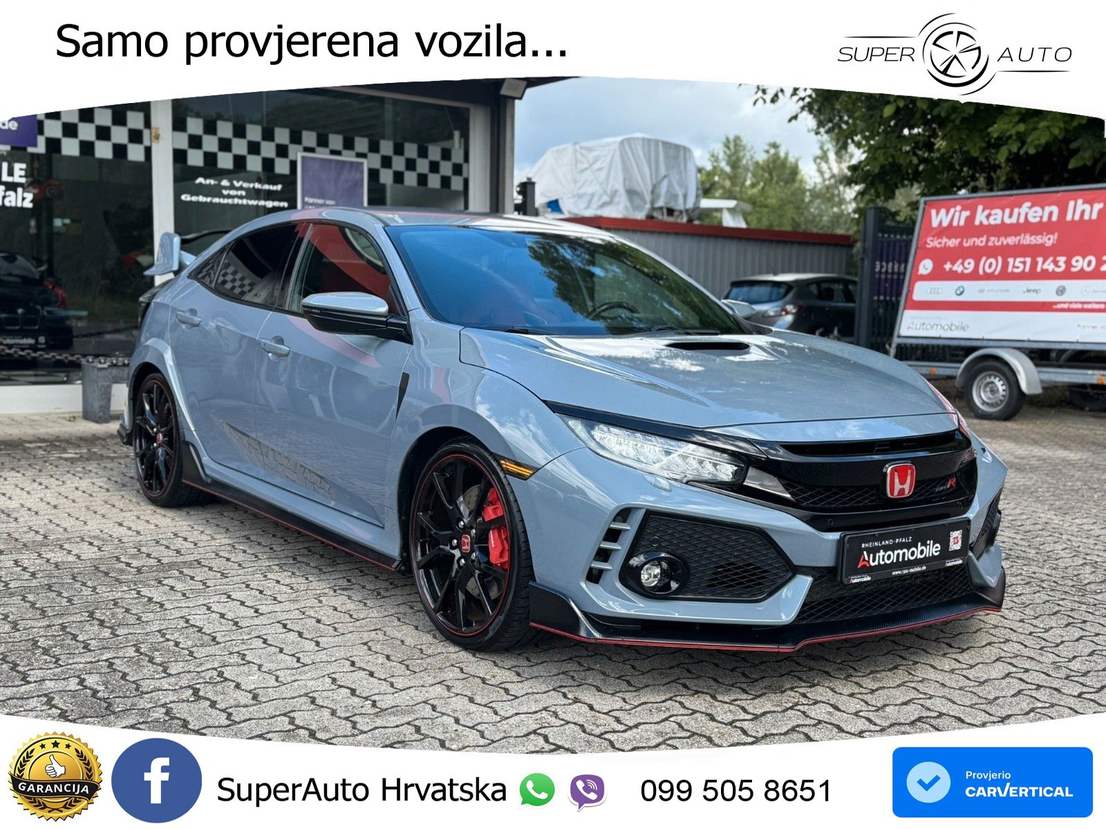 Honda Civic Type R GT 2.0 320 KS, ACC+LED+KAM+ASIST
