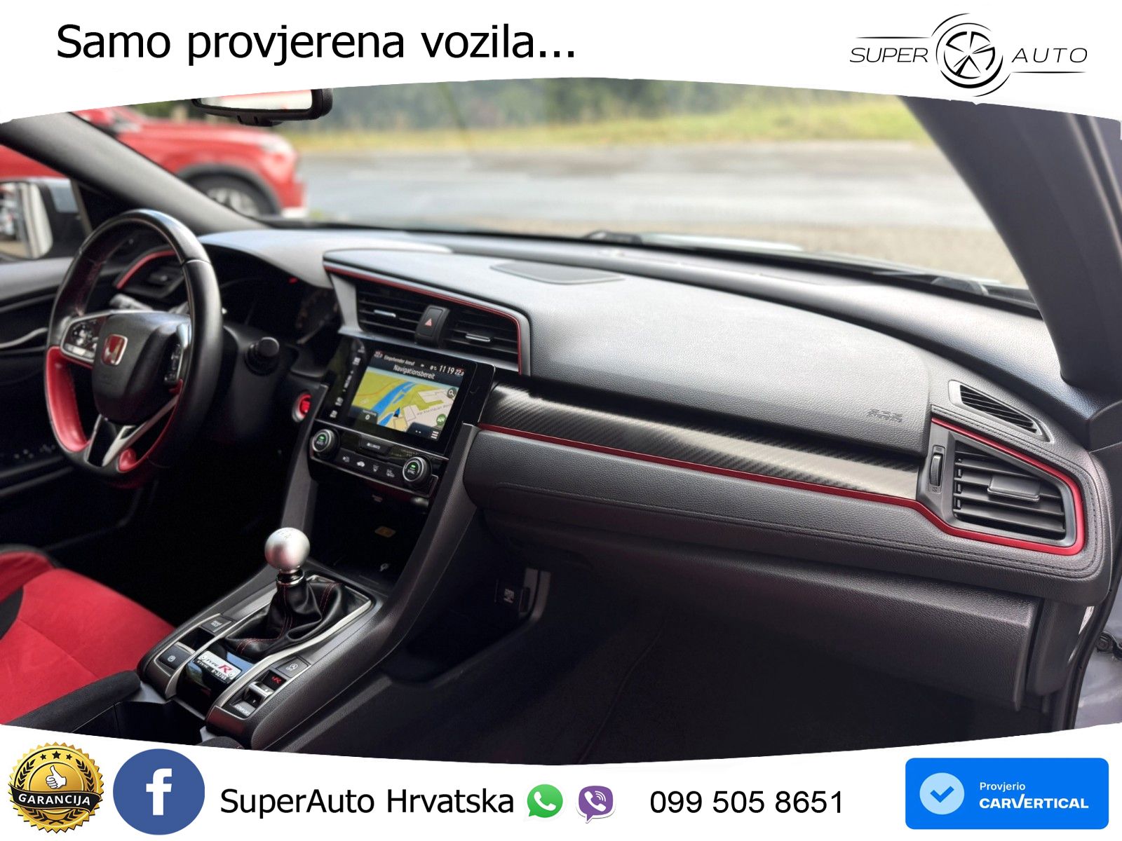 Honda Civic Type R GT 2.0 320 KS, ACC+LED+KAM+ASIST