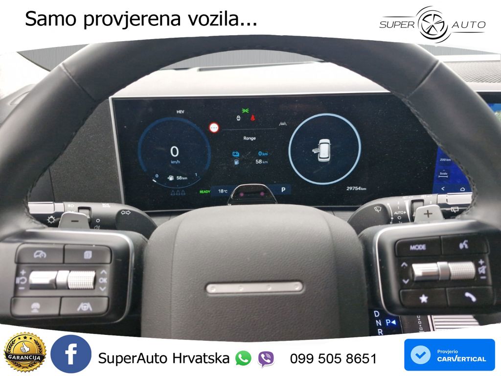 Hyundai Santa Fe 1.6T PHEV 4WD Aut. Signature 253 KS, ACC+LED+360+GR SJED+HEAD